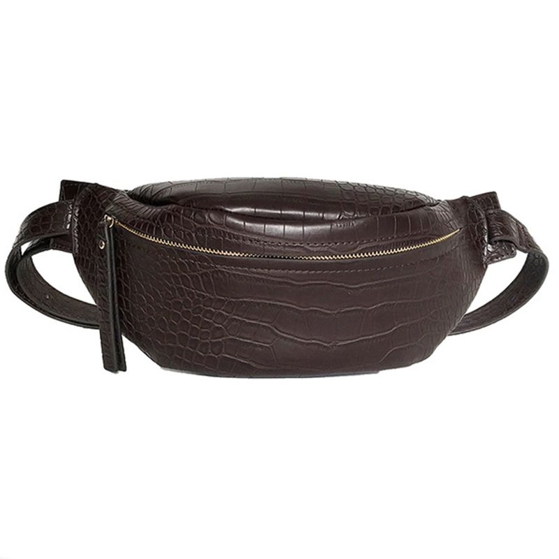 crocodile waist bag