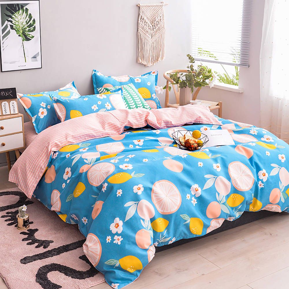 Fruit Bedding Set Queen Size Fresh Creative King Duvet Cover