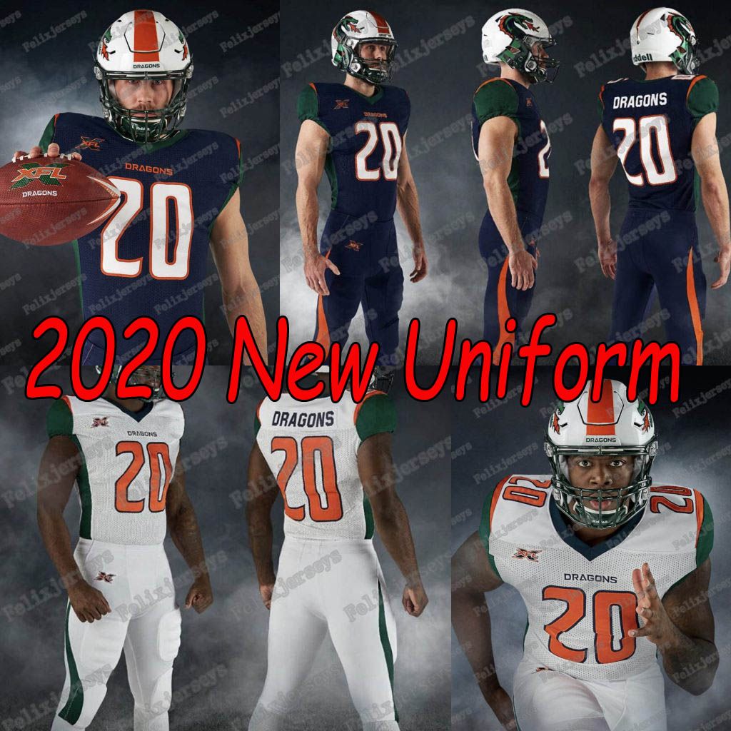 seattle dragons xfl uniforms