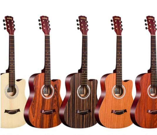 Compre Guitarra Acústica Sapele, Palo De Rosa, Madera De La Cebra, Fresnos,  Palo De Rosa, Ébano, Roble Principiantes Envío Libre Especiales 38 Pulgadas  En Blanco Para Practicar El Piano A 91,91 €