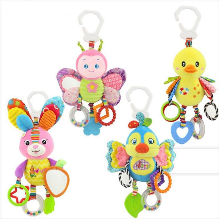 Acheter Hochet Bebe Toyscute Animal Lit Bebe Jouet Lit Autour Suspendu De Bell Rattle Activite Douce Bebe Cartoon Jouet En Peluche 4 Styles Lxl30 De 4 1 Du Bling World Fr Dhgate Com