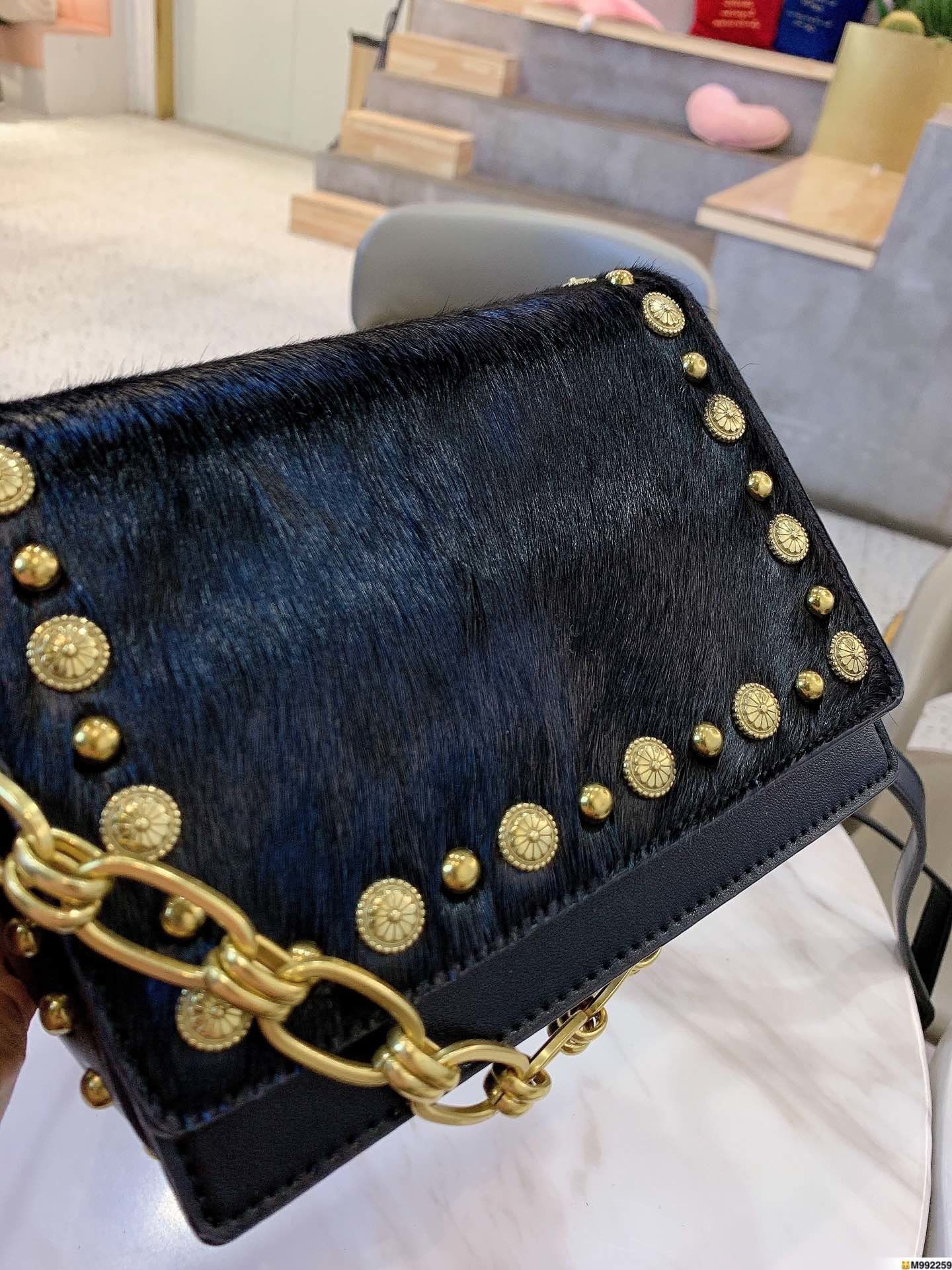 2019 NEW Brand Fashion Bags Designer Luxury Handbags Purses Women Wallet Genuine Leather Fur ...
