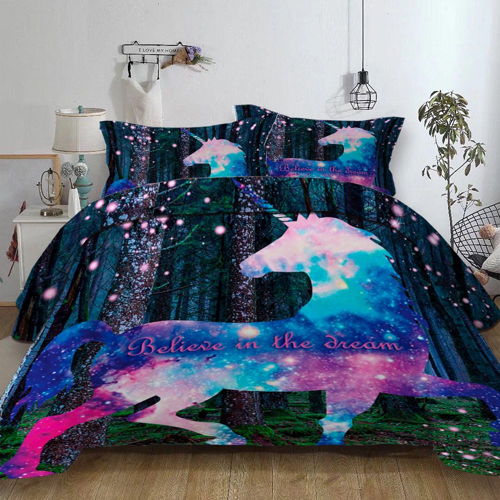 unicorn kids bed