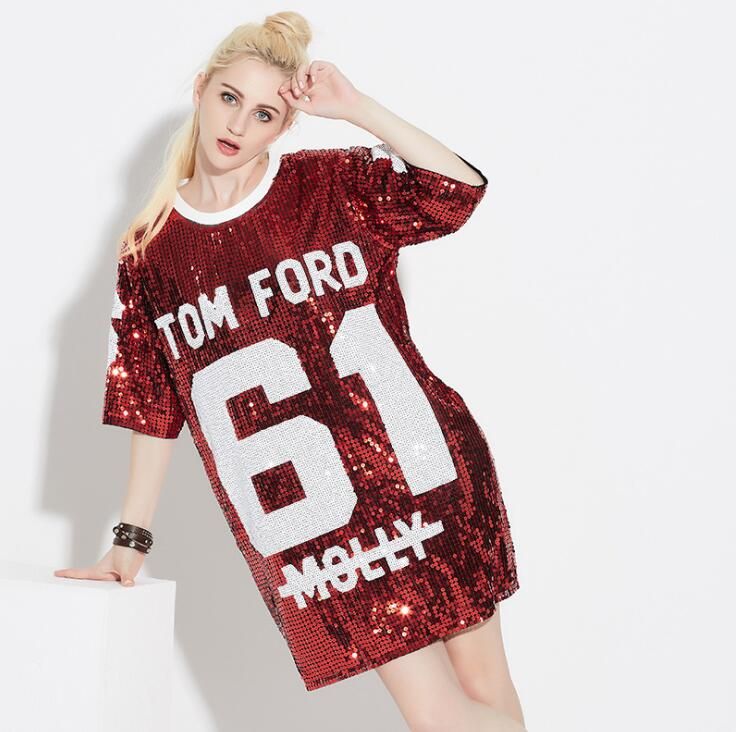 sequin jersey dress plus size