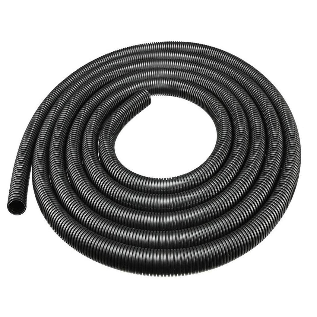 Corrugated plastic tubing cable protection