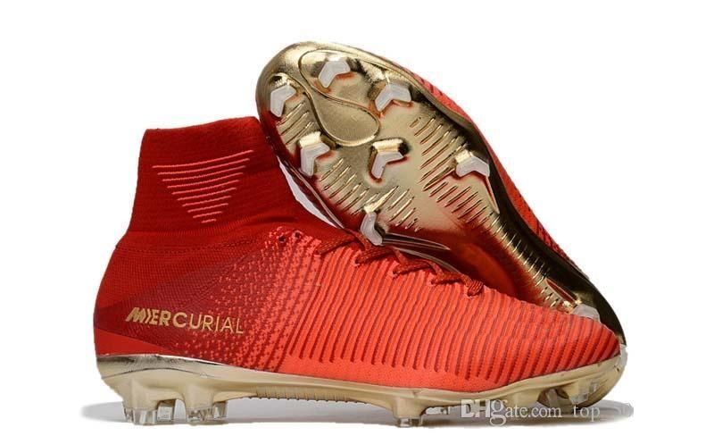 botas cr7 rojas