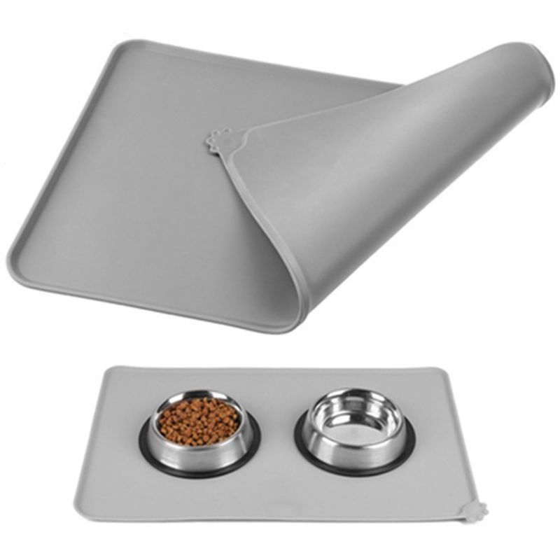 2020 Silicone Pet Mat For Dog Cat Waterproof Pet Food Pad Pet Bowl