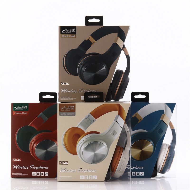 Kd46 Bluetooth Wired Earphone Headphones Headband Radio Bests