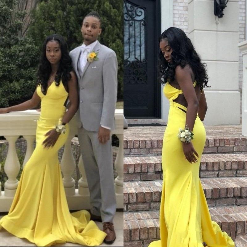 girls yellow formal dress