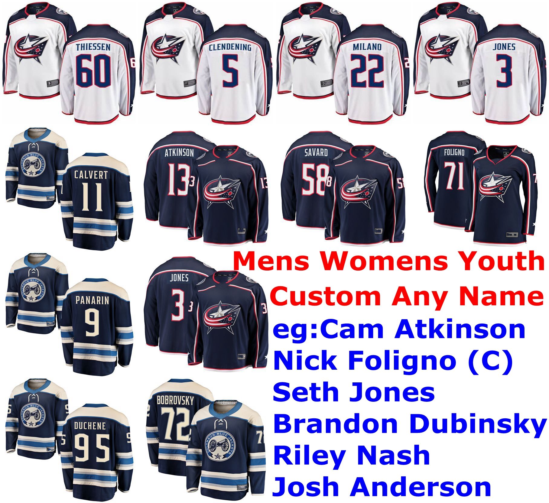 blue jackets jerseys wholesale