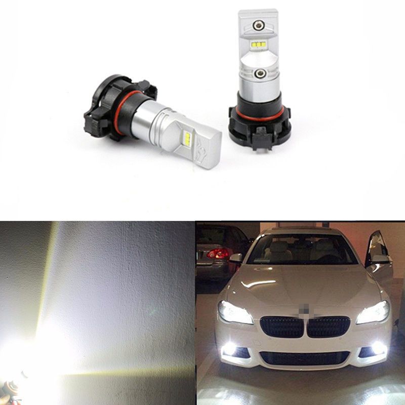2X 6000K HID White High Power 80W LED H16 5202 Fog DRL Light Bulbs