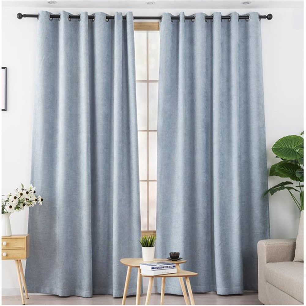 compre cortinas de color personalizados maciza natural moderna minimalista de color solido sala de estar balcon cortinas 3d a 56 06 del dhzhang20188