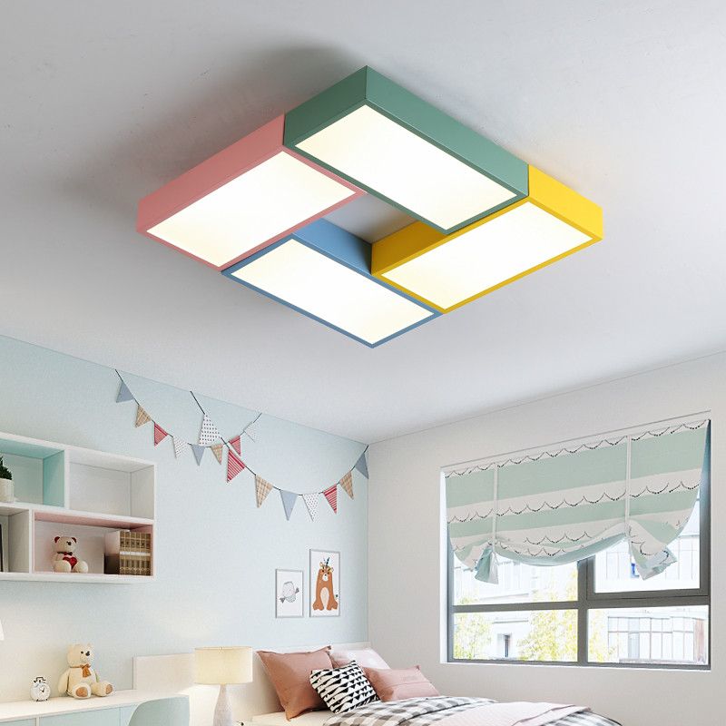 Ceiling Led Light Nordic Children Room Kids Ceiling Lamp Led Home Light With Remote Control Bedroom Lamp Colour From Wyiyi, $135.68 | DHgate.Com