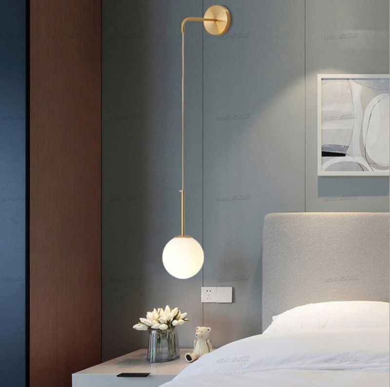 Bedside Led Hanging Fixture Llfa, Hanging Wall Lamps For Bedroom