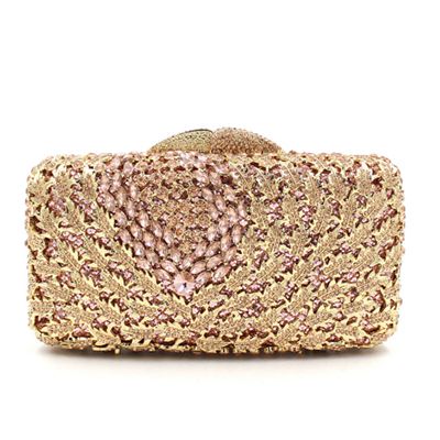 gold prom purse