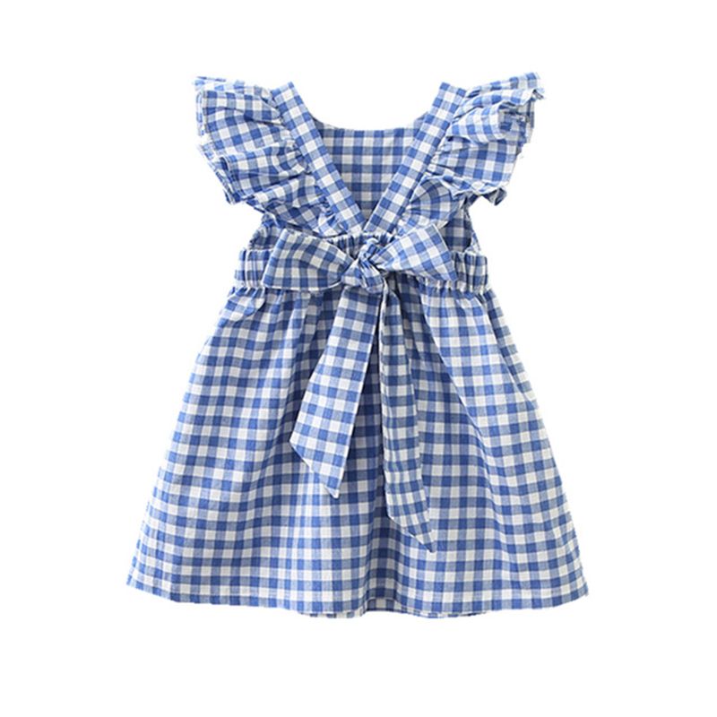 plaid baby outfit girl