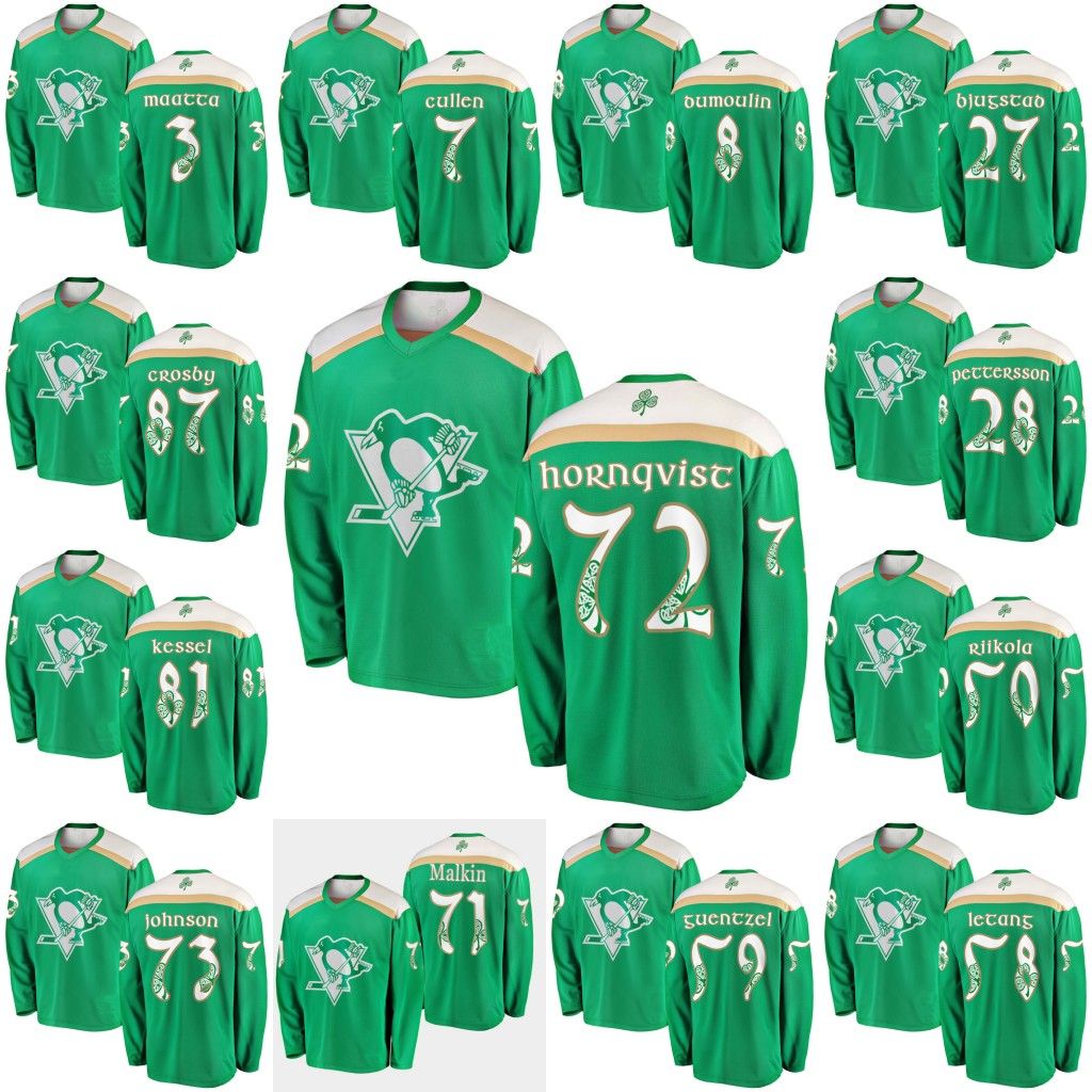 sidney crosby st patrick's day jersey