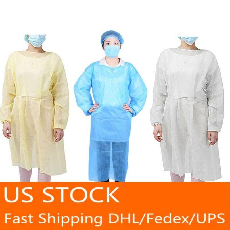 2020 Protection Gown Disposable Protective Isolation Clothing Dustproof ...