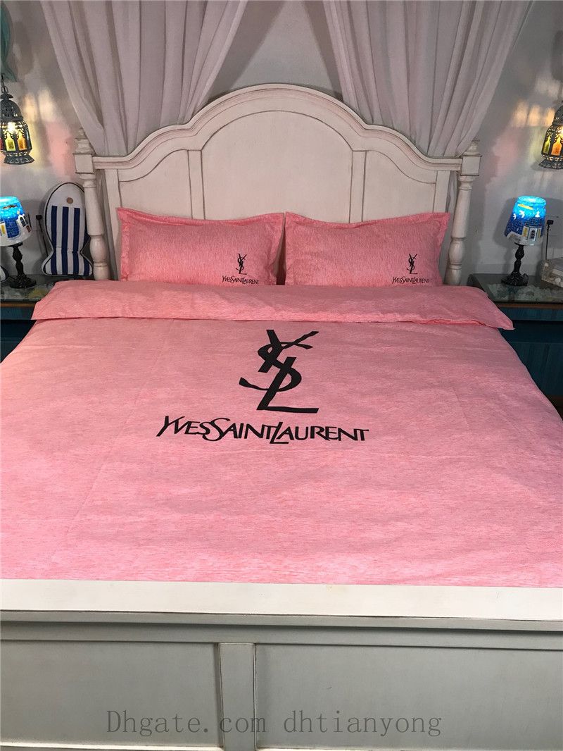 2020 Simple Pink Bedding Sets Cute Girl Fashion Bedroom Bedding