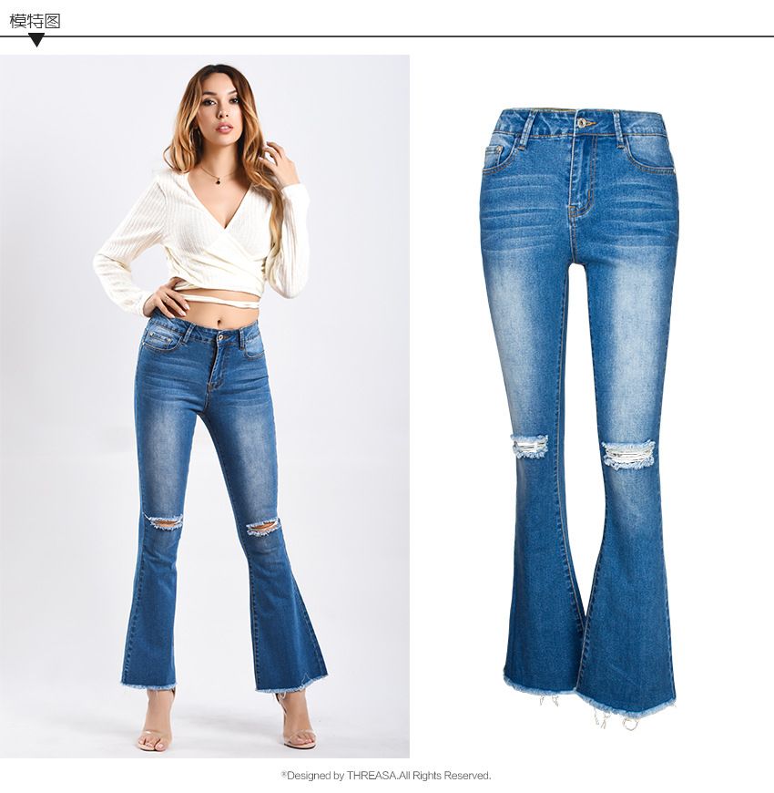 calca jeans boca de sino 2018