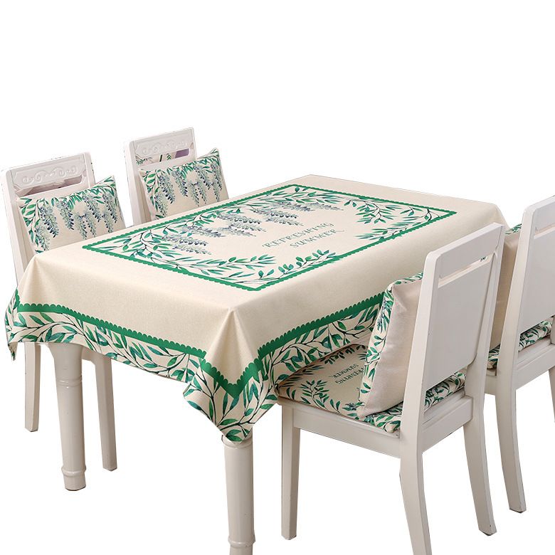 satin al sandalye minderi basit yemek masa ve sandalye minderi seti fabrika dogrudan satis yemek su gecirmez pamuk ve keten bez masa ortusu yastik