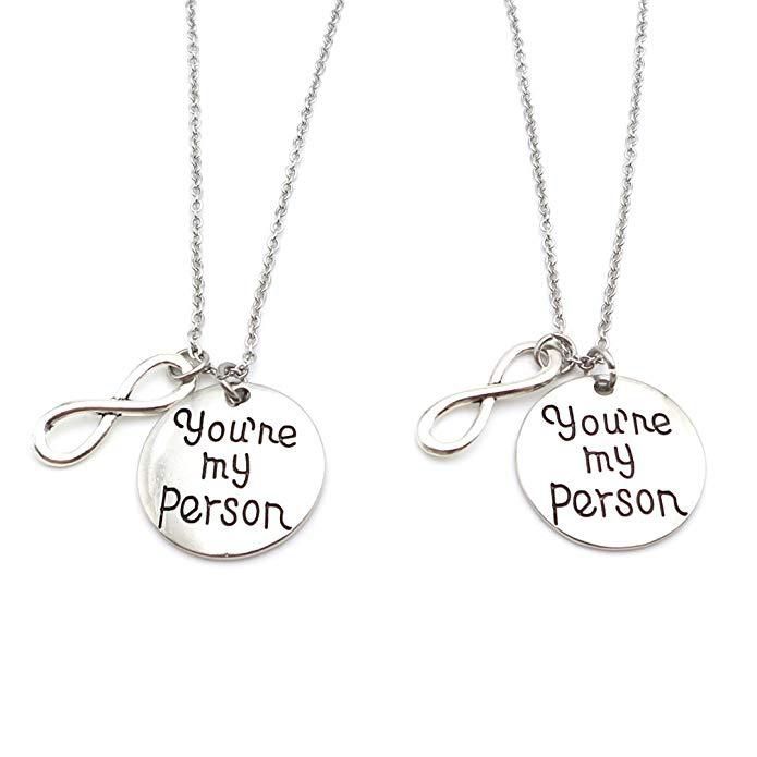 infinity best friend necklaces