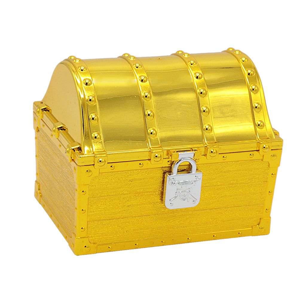 toy treasure chest with lock