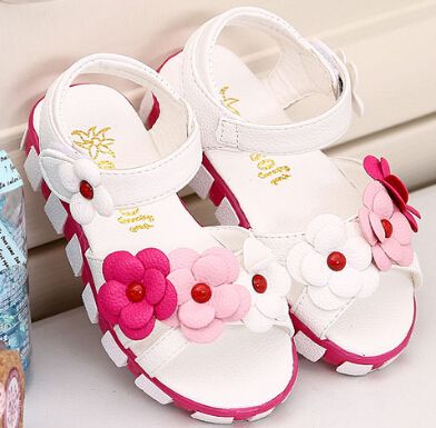 Sandalias para niñas 2 a 7 años Peep Toe Bowtie Sandalias de princesa Zapatos