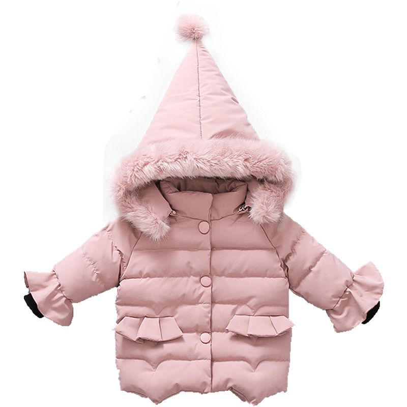 tactiek Beknopt stad Nieuwe Baby Meisjes Jas 2018 Herfst Winter Jassen voor Kinderen Warm  Bovenkleding Hooded Kinderjassen voor 1-