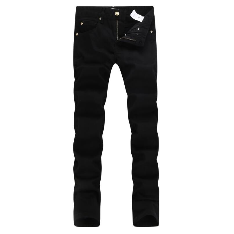 Compra Dsquared2 Los Nuevos 2019 Hombres De Negro White Denim Jeans De  Algodón De La Moda De Primavera Apretado De Los Hombres Del Otoño De Los  Pantalones A1408 Barato | Entrega Rápida