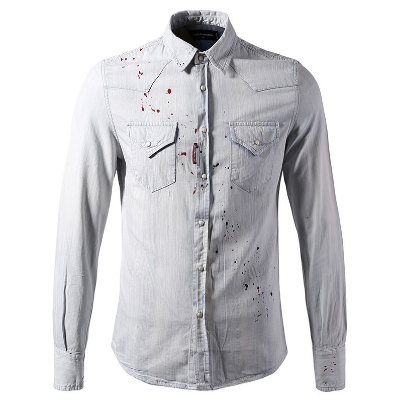 Compre Camisas De Mezclilla De Verano Para Hombres, Moda Para Hombres Jóvenes, Algodón Puro, Ocio, Vestimenta, Mangas Largas, Mangas Largas Y Agentes De Moda Para Unirse A 47,47 € Del Fsddh777 | DHgate.Com