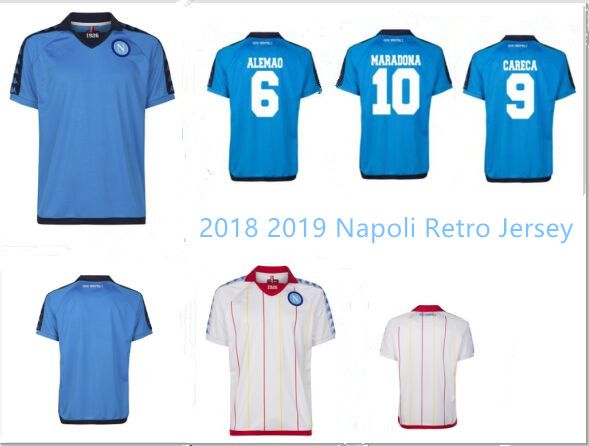 Acquistare New 2018 2019 Napoli Retro Jersey 18 19 Napoli Blu Classico  Bianco Maglia Da Calcio MERTENS ALEMAO CARECA MARADONA HAMSIK Annata Maglia  Da Calcio Economico | Consegna Veloce E Qualità | It.Dhgate