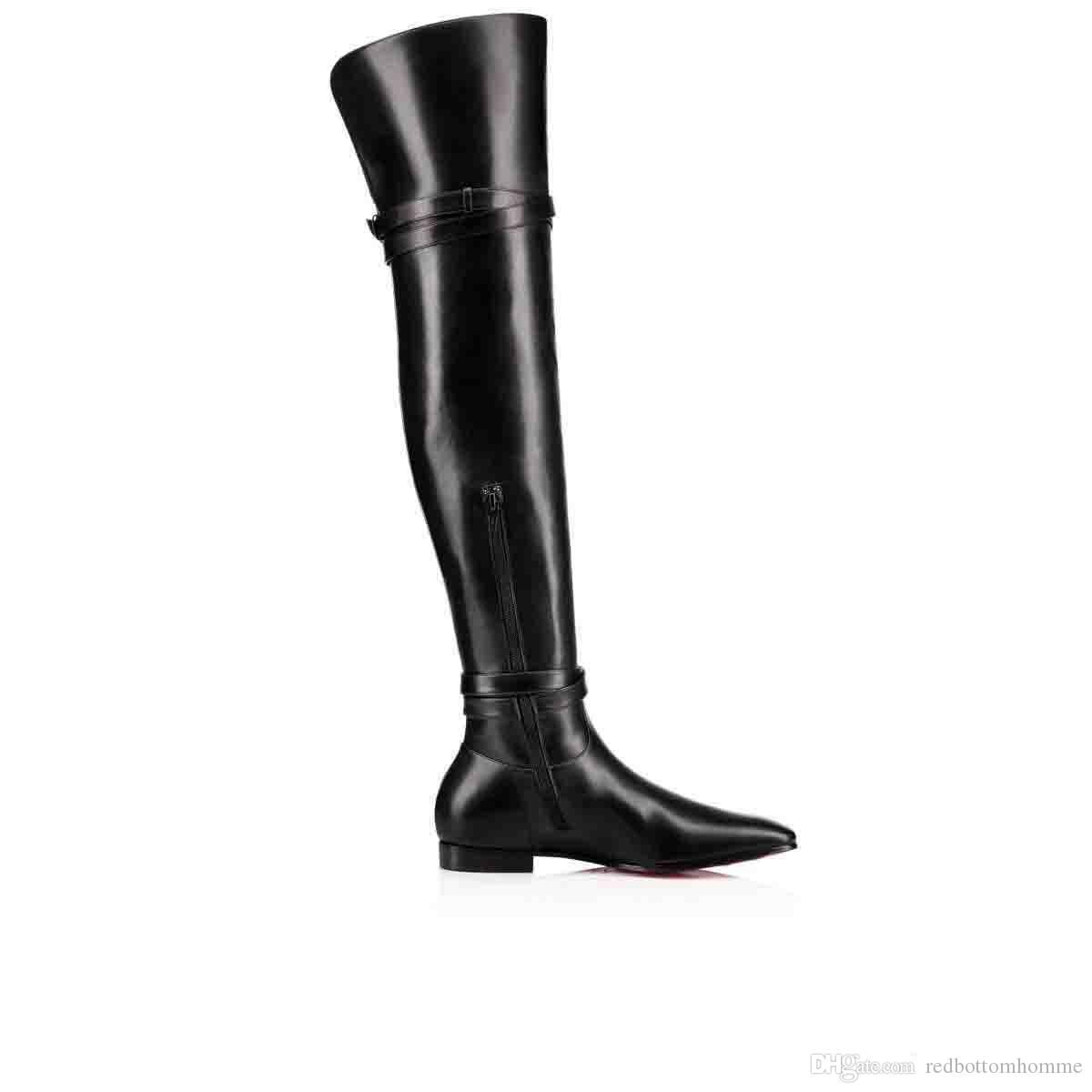 genuine leather tall boots