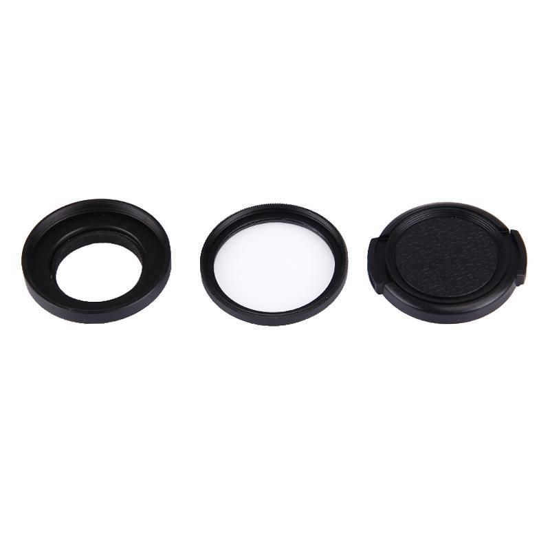 Lens Protective Cap Ychaoya Lens Accessories JUNESTAR for Xiaomi Xiaoyi Yi II 4K Sport Action Camera Proffesional 37mm CPL Filter
