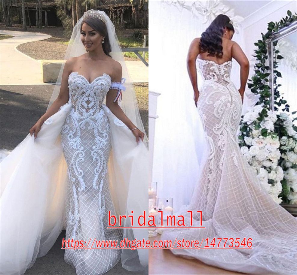 Robes De Mariée 2020 Mermaid Wedding Dresses With ...