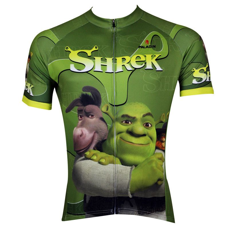 Shrek Jerseys De Ciclo De Los Hombres Frescos Desgaste De La Bici De Manga Corta Ropa De Ciclo Mtb Ciclismo Ropa Al Aire Libre Ropa Verde De La Bicicleta Por Wen258