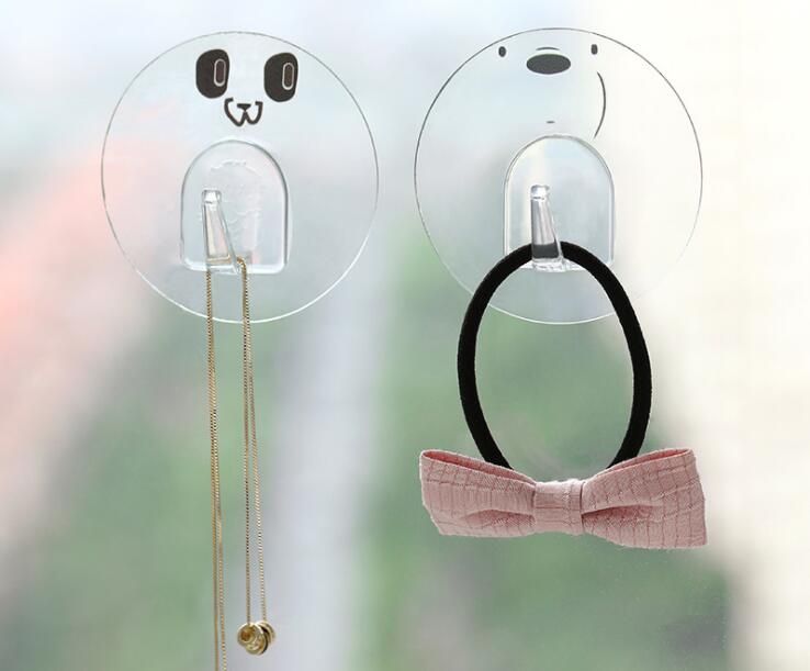 2020 Wall Hooks For Hanging Animal Sticky Hook Seamless Hooks For