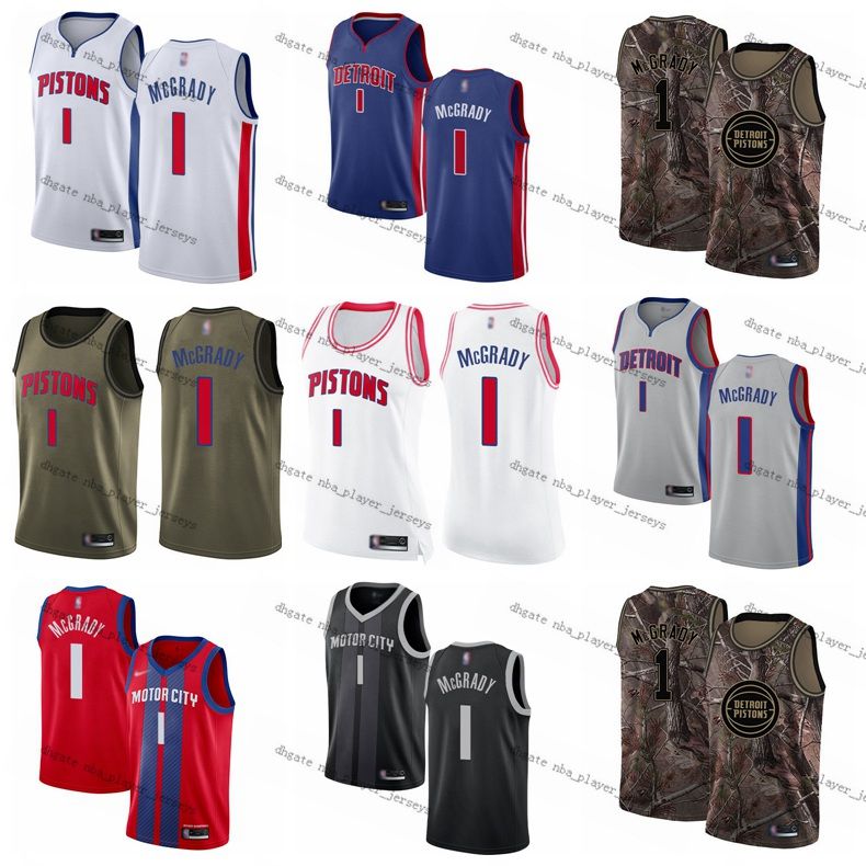 tracy mcgrady pistons jersey