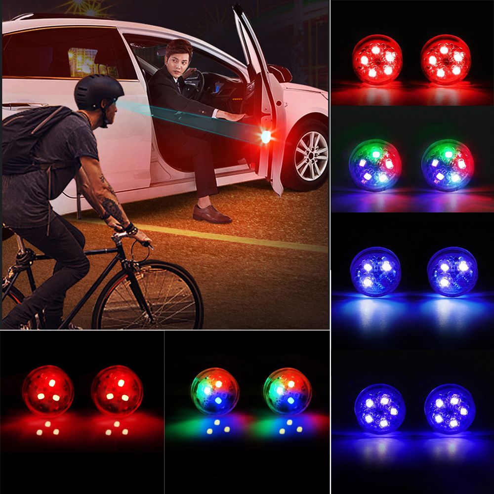 2019 3 5 Led Car Door Opening Warning Lights Wireless Magnetic