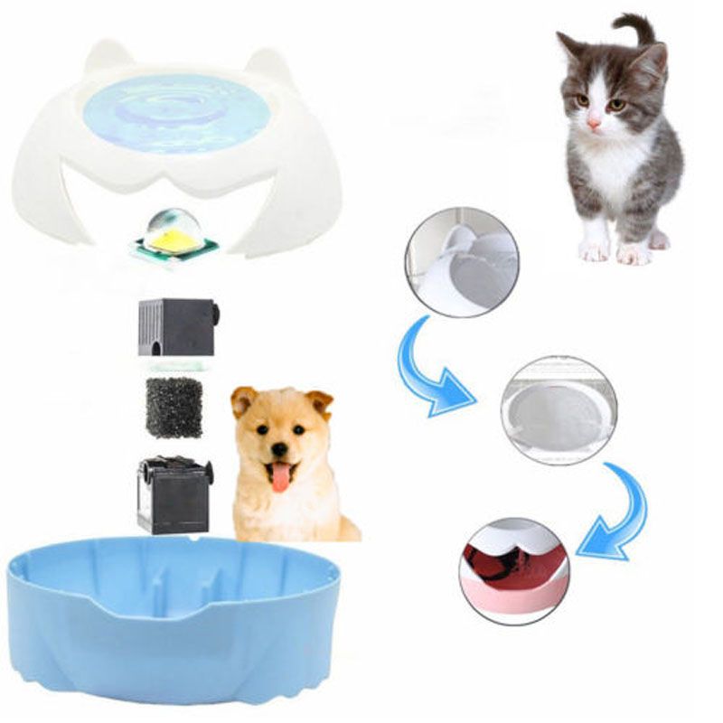 Fuente Dispensador Agua Eléctrico Bebedero Gatos Y Perros Fuente Dispensador Agua Eléctrico Bebedero Gatos Y Perros