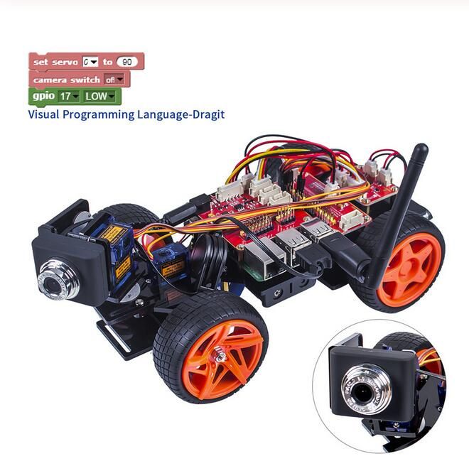 raspberry pi remote control car kit