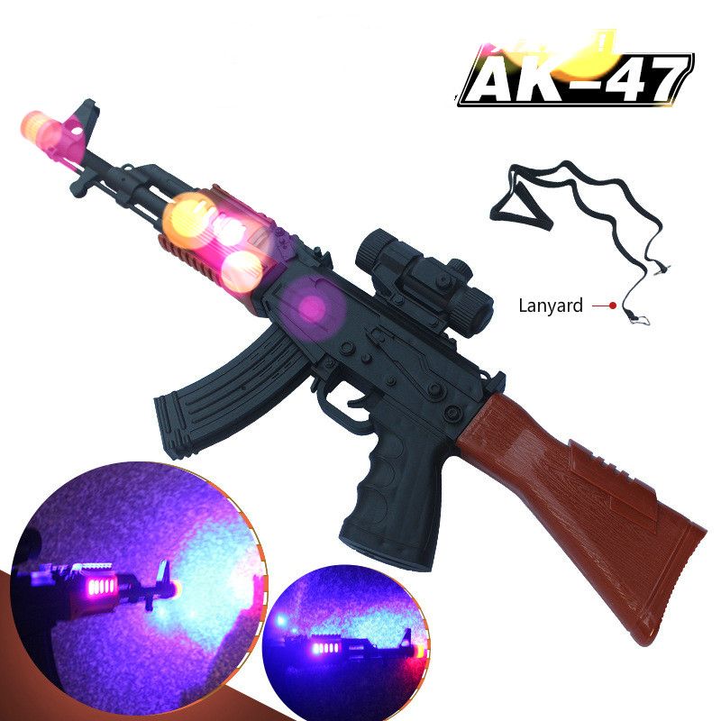 Ak47submachine Gun قناص بندقية لعبة بندقية مع الصوت و Lightchildren في لعبة أطفال بالجملة لعبة نموذج بندقية 2020 من Tjw1992 18 65ر س موبايل Dhgate