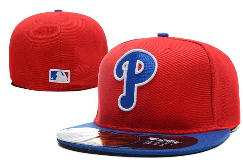 white phillies hat with red p