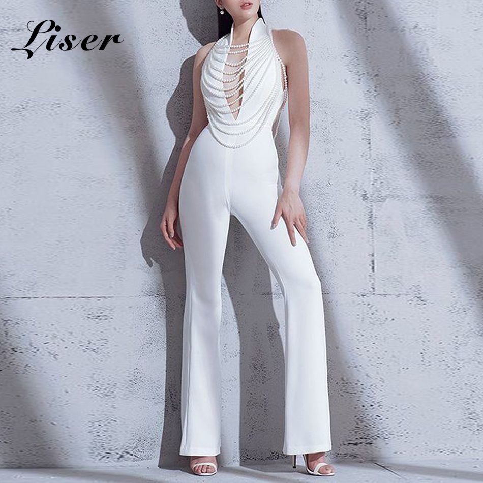 white jumpsuit party