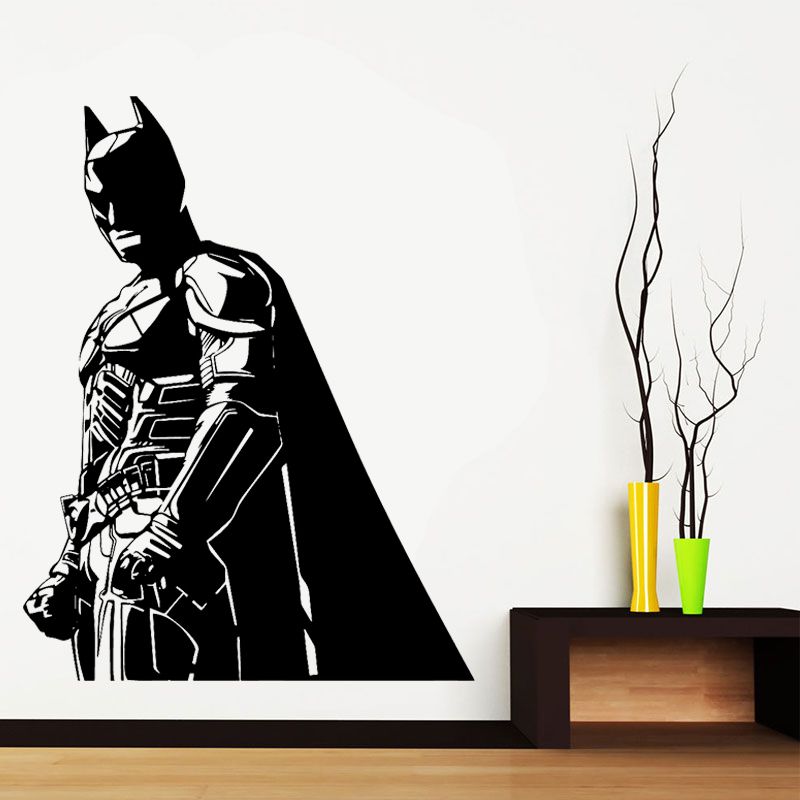 Batman Wall Sticker Superhero Dc Marvel Comics Vinyl Decal Home