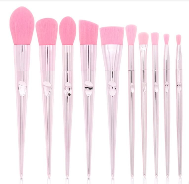 pink eyeshadow brushes