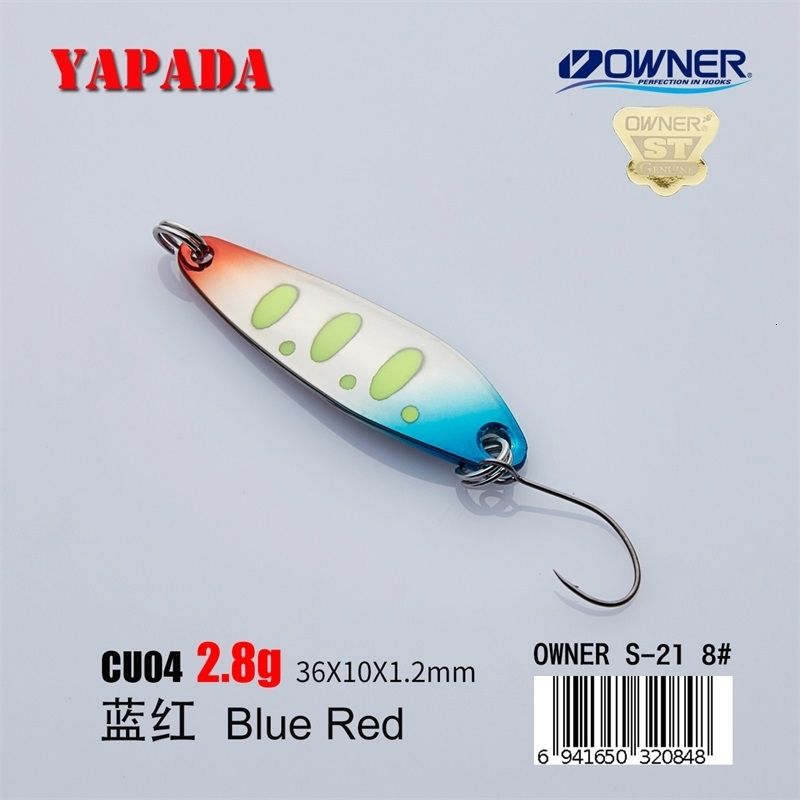 2.8g Blue Red 1pcs