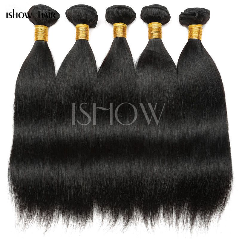 Brazilian Virgin Hair Peruvian Natural Human Straight Weave Hair