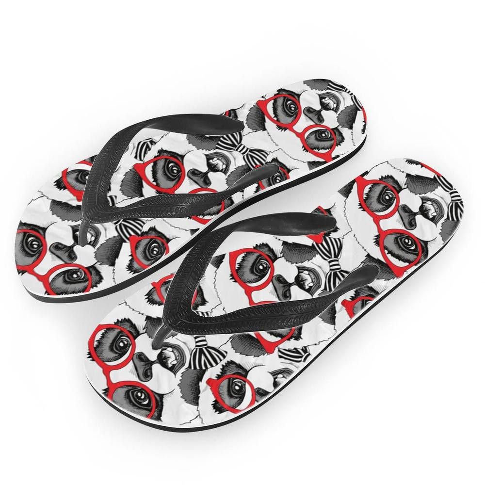 animal flip flops ladies sale
