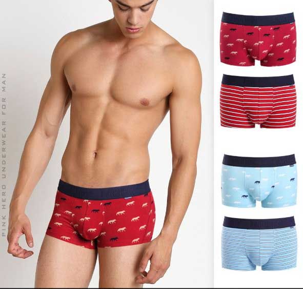 ropa interior masculina de animales